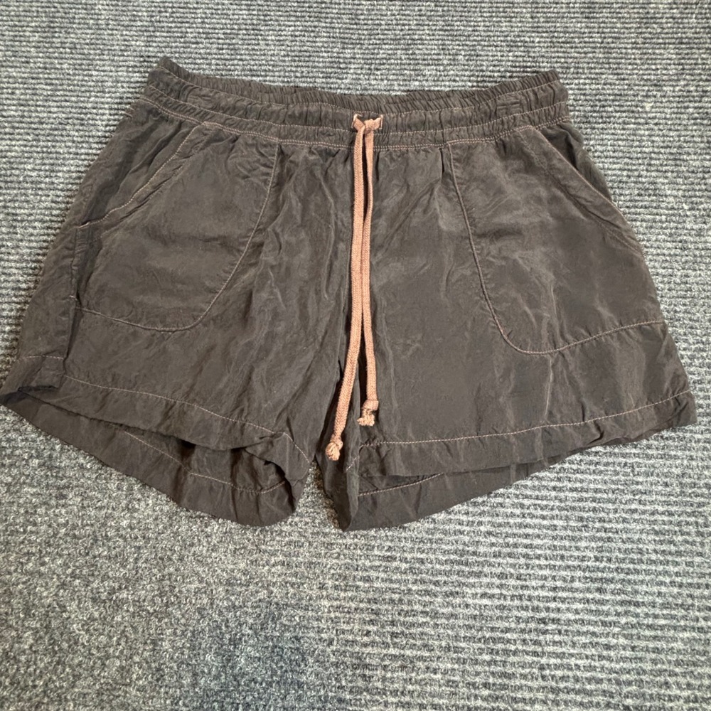 Hard Tail Forever Black Cupra Cargo Shorts BEM-05 Womens Large Drawstring USA